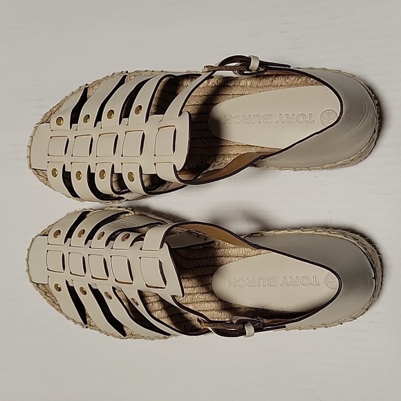 Tory Burch Fisherman Platform Espadrille Sandals - Picture 3 of 13